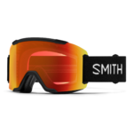 Masque de ski Smith - Squad - Noir - ChromaPop Everyday Red Mirror