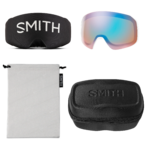 Masque de ski Smith - 4D MAG S - Blanc Chunky Knit - ChromaPop Sun Platinum Mirror 4