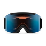 Masque de ski Smith - Squad Low Bridge Fit - Noir - ChromaPop Pro Photochromic Blue Mirror 2