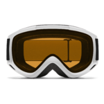 Masque de ski Smith - Cascade Classic - Blanc - Gold Lite