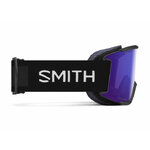 Masque de ski Smith - Squad S - Noir - ChromaPop Everyday Violet Mirror 5