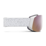 Masque de ski Smith - 4D MAG S - Blanc Chunky Knit - ChromaPop Everyday Rose Gold Mirror 4