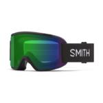 Masque de ski Smith - Squad S - Noir - ChromaPop Everyday Green Mirror