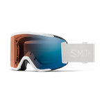 Masque de ski Smith - Squad S - Blanc Vapor - ChromaPop Pro Photochromic Blue Mirror