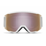 Masque de ski Smith - Squad S - Blanc Vapor - ChromaPop Everyday Rose Gold Mirror 4