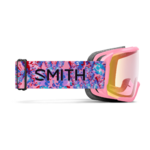 Masque de ski enfant Smith - Grom - Bright Pink Lofi Butterfly - Red Sensor Mirror