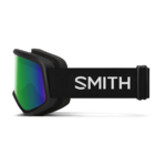 Masque de ski enfant Smith - Snowday - Noir - Green Sol-X Mirror