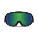 Masque de ski enfant Smith - Snowday - Noir - Green Sol-X Mirror