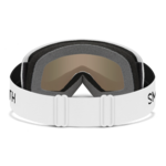 Masque de ski enfant Smith - Snowday - Blanc - Red Sol-X Mirror
