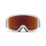 Masque de ski enfant Smith - Snowday - Blanc - Red Sol-X Mirror