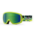 Masque de ski enfant Smith - Snowday - Electric Lime Slime - Green Sol-X Mirror