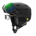Casque de ski Smith - Survey - Noir mat - ChromaPop Everyday Green Mirror - Cat.2
