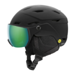 Casque de ski enfant Smith - Survey Jr Mips - Noir mat - Green Mirror