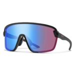 Lunettes de soleil Smith - Bobcat - Noir mat - ChromaPop Low Light Rose Blue Mirror - Cat.1
