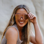 Lunettes de soleil Smith - Bobcat - Rose Craie mat - ChromaPop Rose Gold Mirror - Cat.3 5