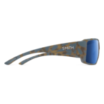 Lunettes Smith Guides Choice XL - Flint / Écaille Tarmac mat - ChromaPop Glass Polarized Dark Blue Mirror - Cat.3