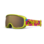 Masque de ski enfant Giro - BUSTER FLOWERS - Yellow/Amber Rose