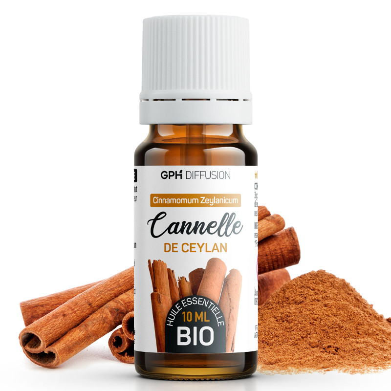 Huiles Essentielles Cannelle de Ceylan ecorce BIO 10 ml Chmotype de la  marque GPH - Huile Essentielle/Huiles Essentielles - Le coin des colos