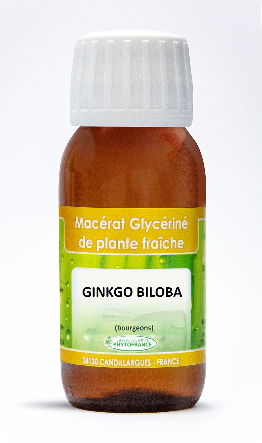 phytofrance - macerat glycerine 1D - GINGKO BOURGEON 60ml