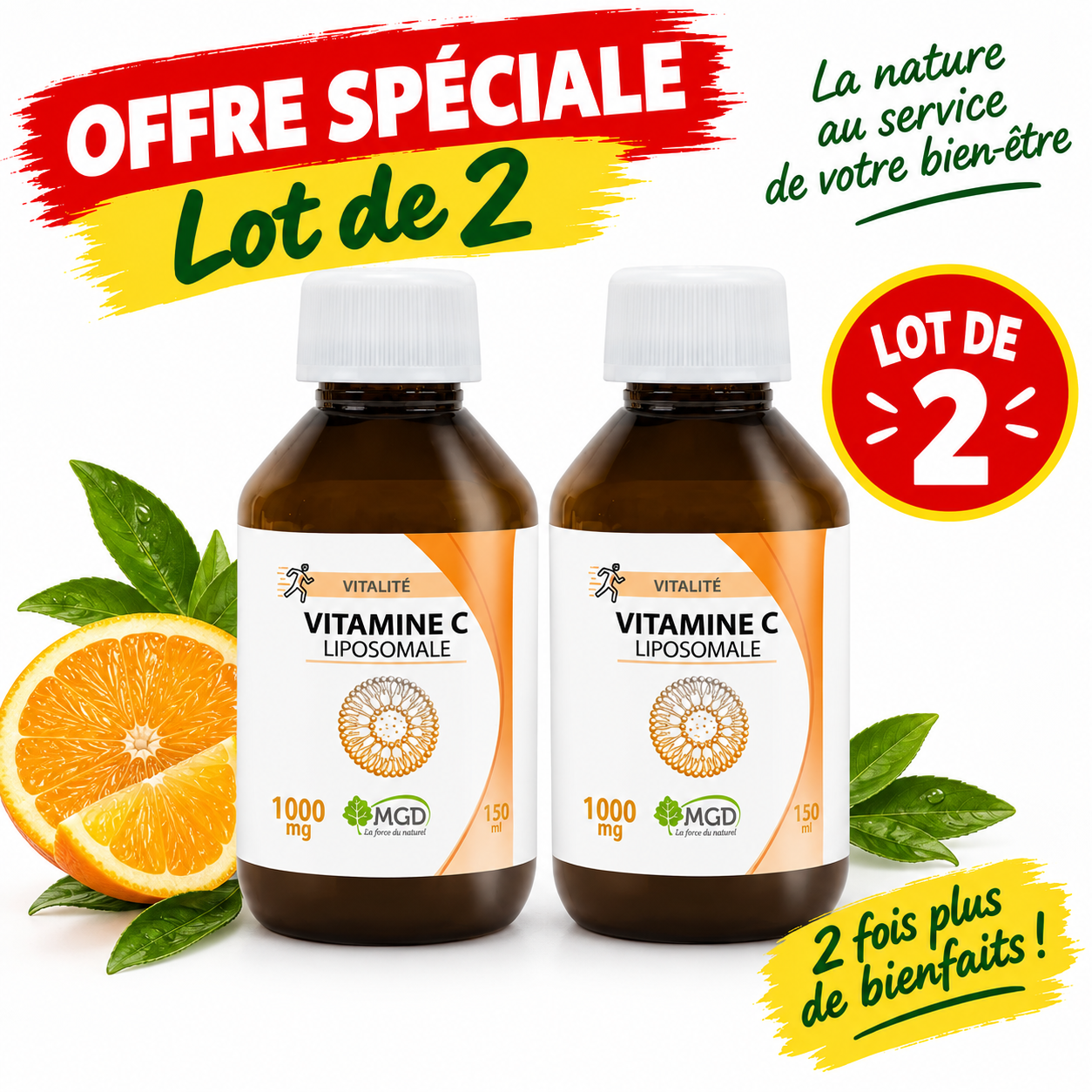 Offre spéciale Vitamine C Liposomale