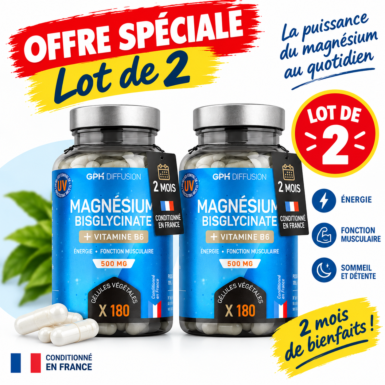 Offre spéciale magnésium _ lot de 2