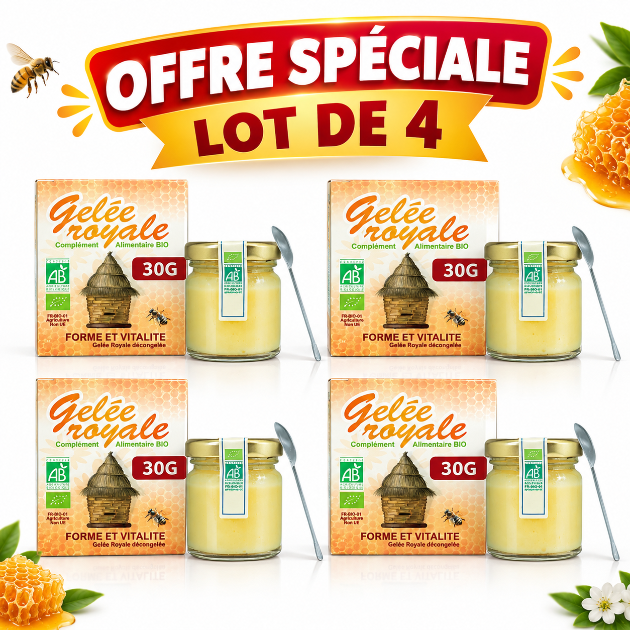 Offre spéciale gelée royale bio