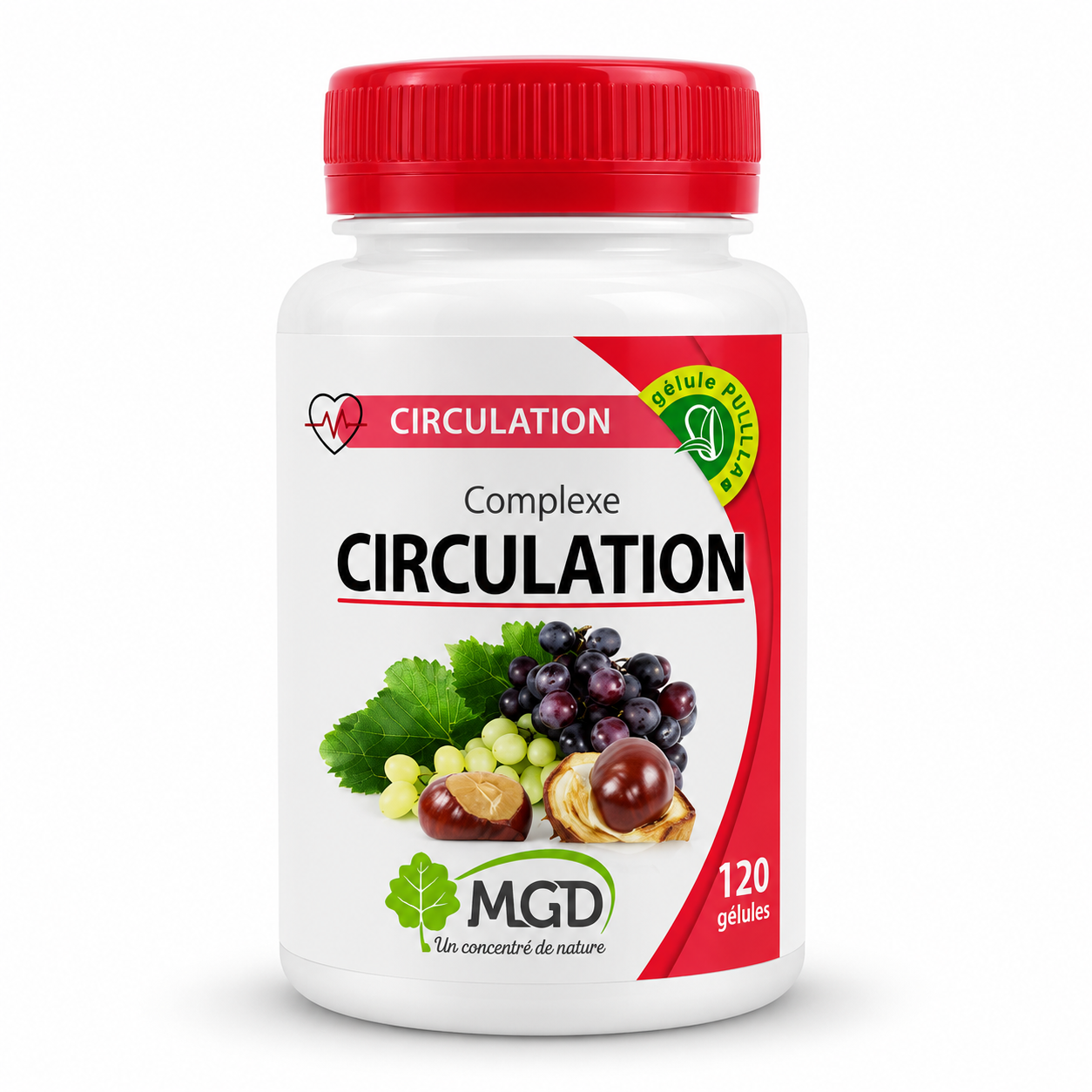 Flacon de complément circulation naturelle