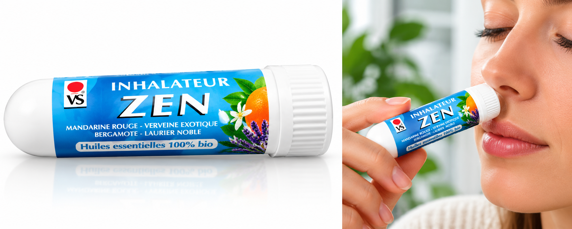 Inhalateur Zen à la mandarine et lavande