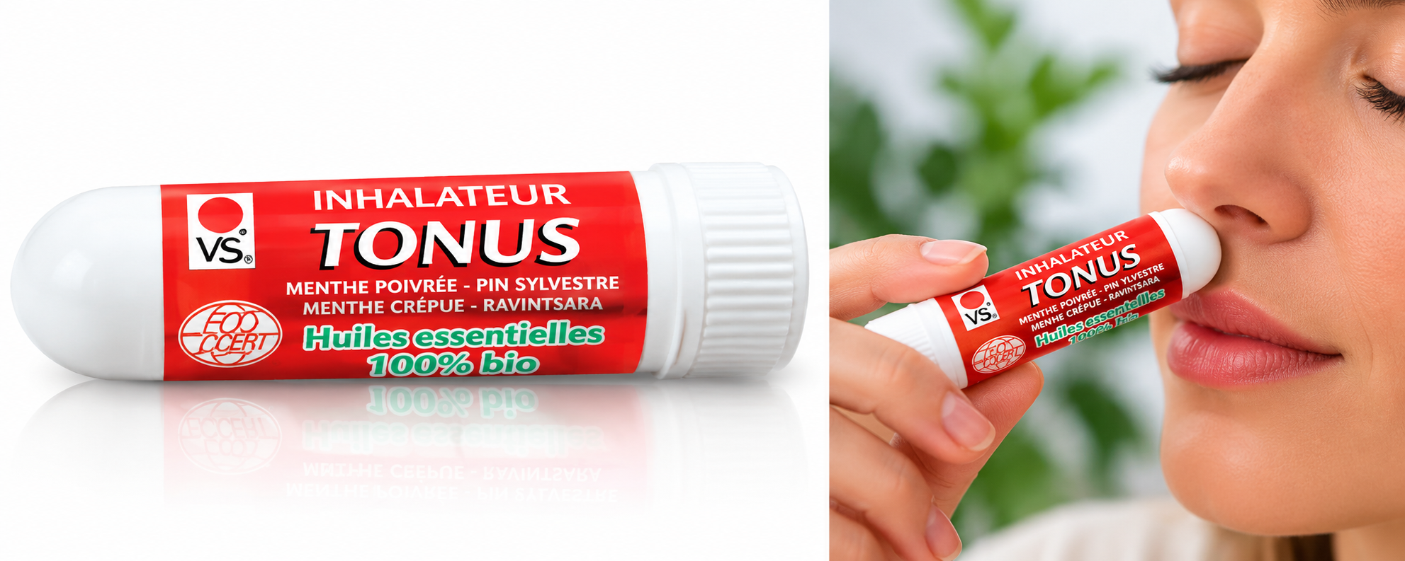 Inhalateur Tonus aux huiles essentielles