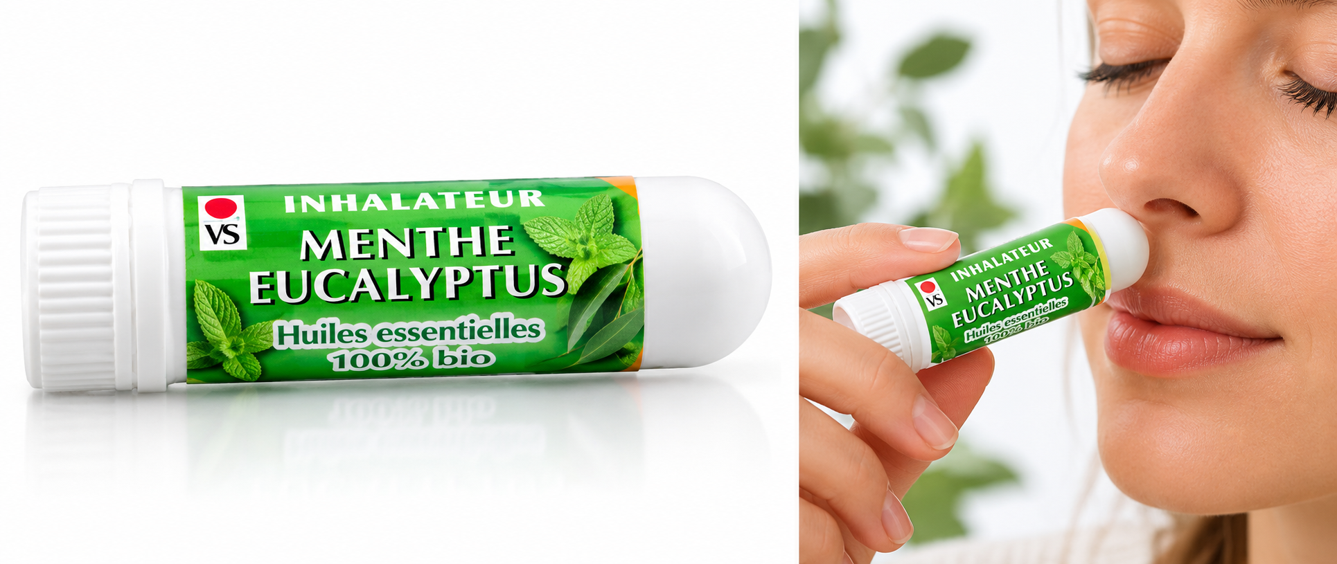 Inhalateur menthe eucalyptus bio
