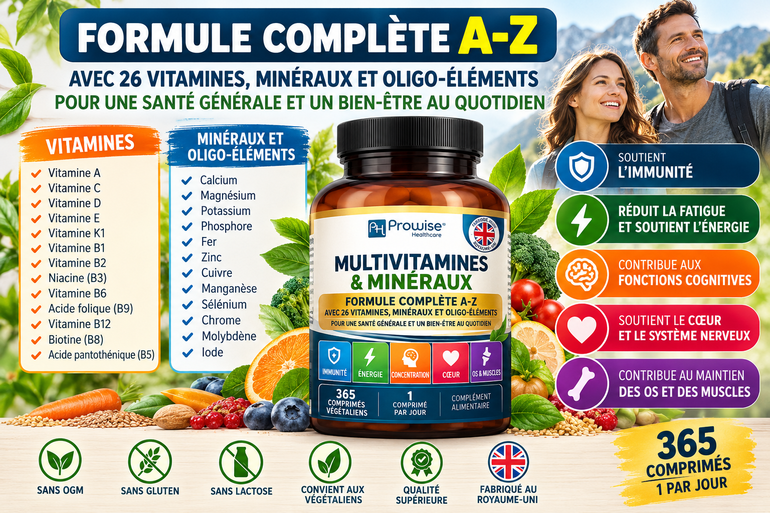 Formule complète A-Z pour votre bien-être