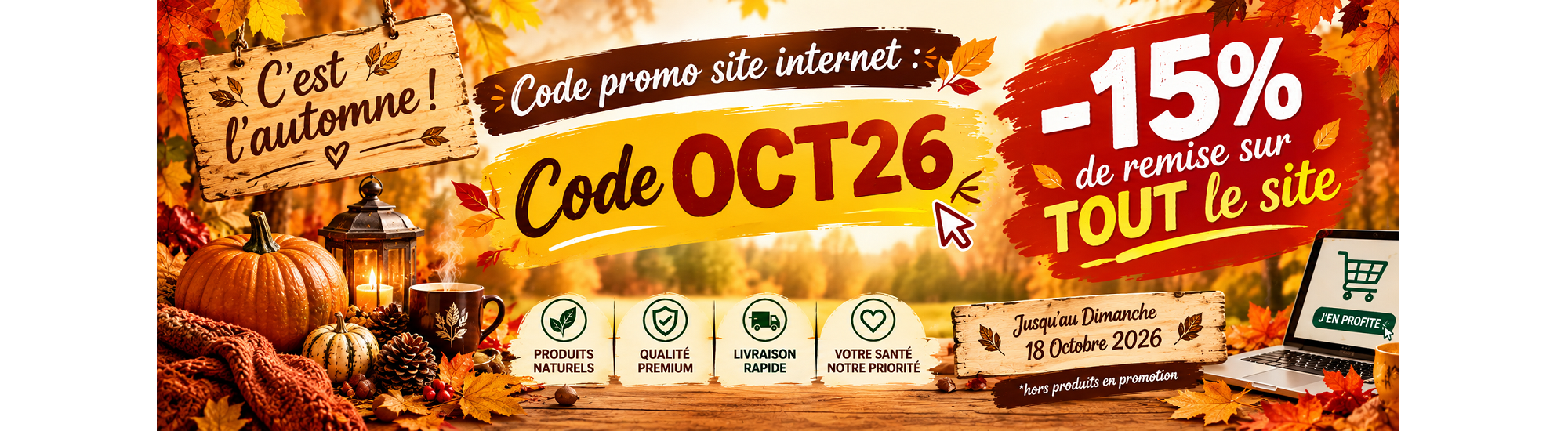 code promo octobre 26