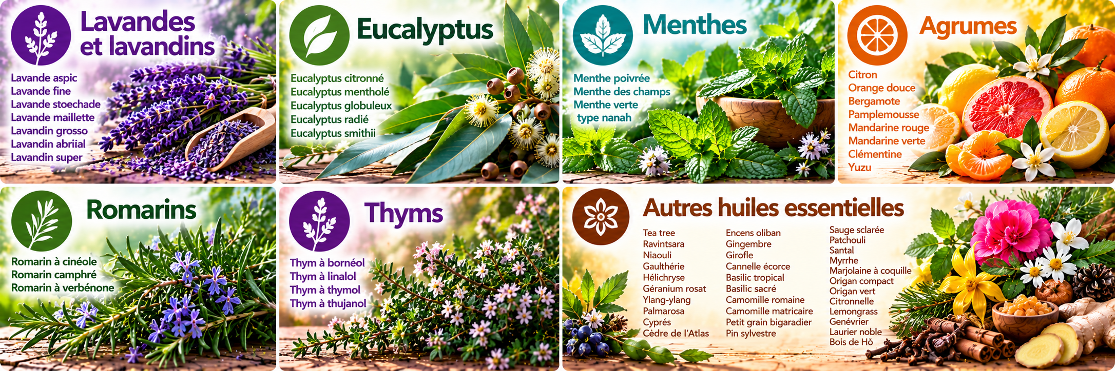 Guide illustré des huiles essentielles