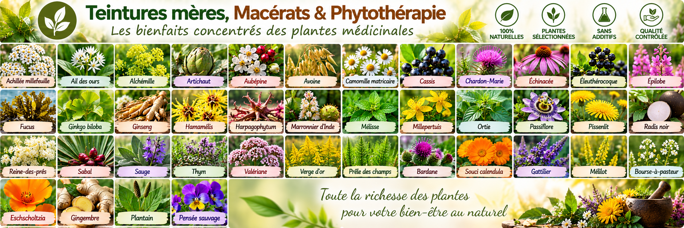 Guide des plantes médicinales naturelles