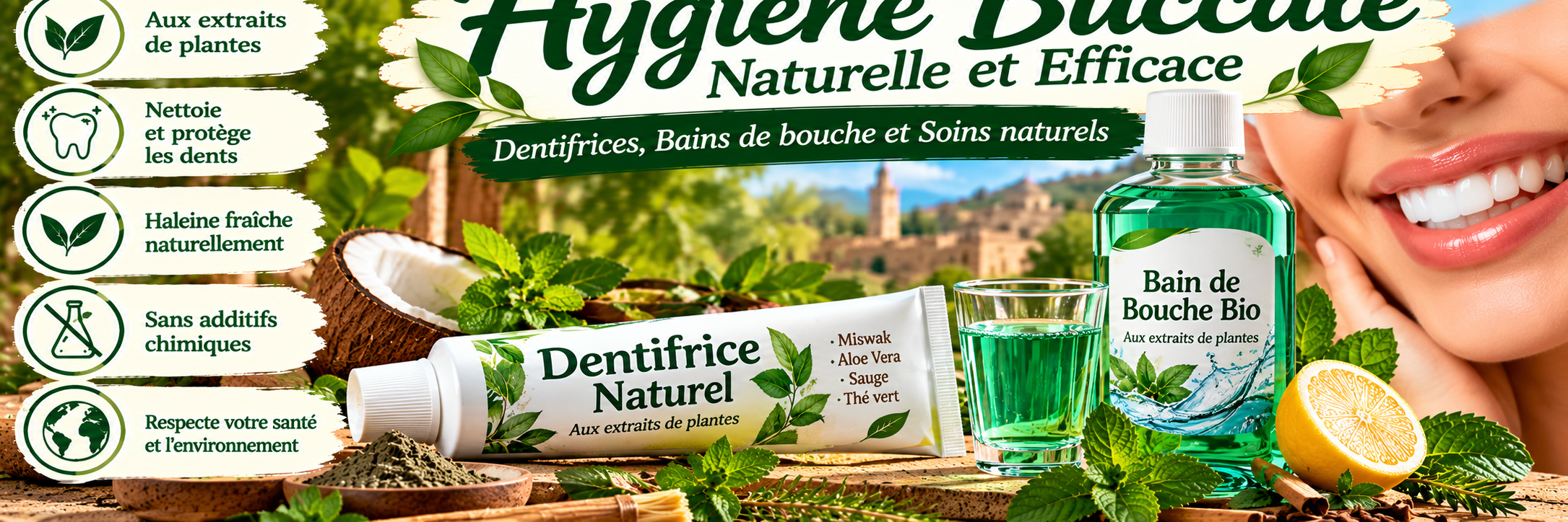 Hygiène buccale naturelle et efficace