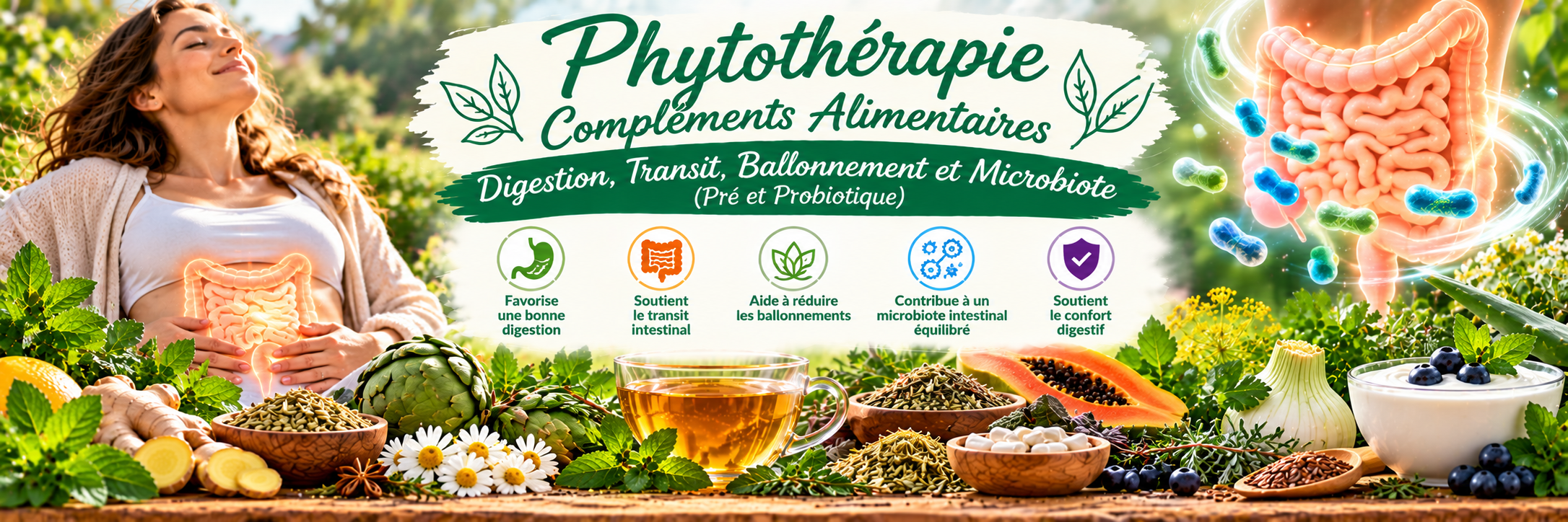 Phytothérapie pour une digestion sereine