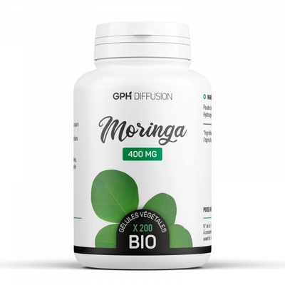Moringa Bio 200 gélules végétales 400 mg