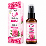 Coffret et huile de rose cosmétique(1)