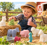 Jeux de ferme sous le soleil
