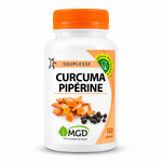 Flacon Curcuma Pipérine 180 gélules