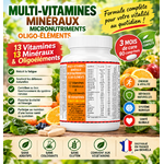 Affiche publicitaire multivitamines naturelle