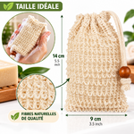Pochette Savon Écologique en Fibres Naturelles