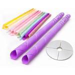Bougies d’oreille violettes et disque protecteur