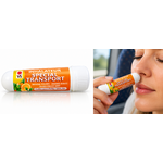 Inhalateur spécial transport à la menthe et orange