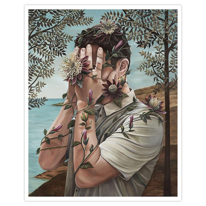 Peinture \'Le Refuge\', Impression Fine Art - Alejandro Pasquale