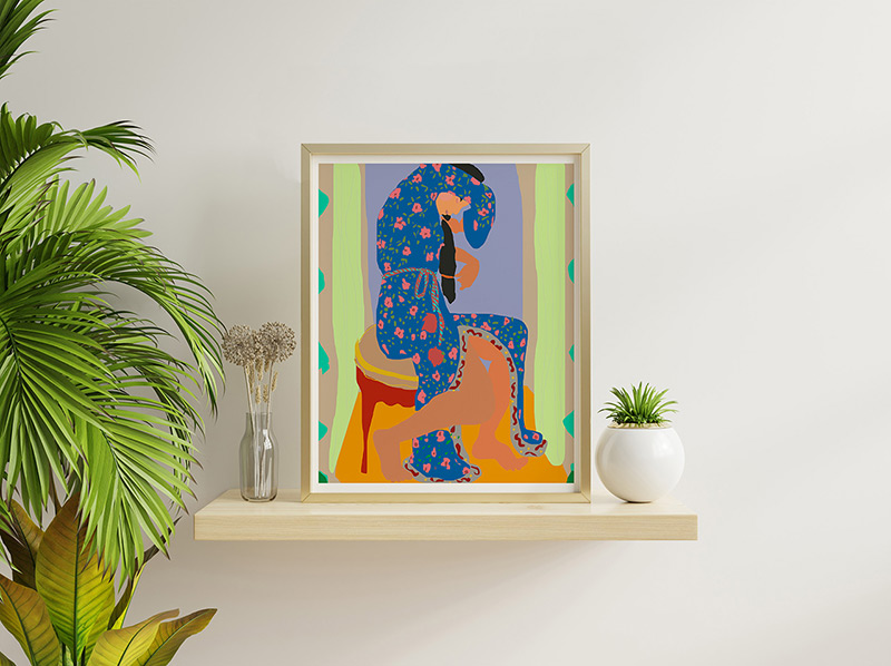 Illustration-numerique-Pink-Mamba-Hahnemuhle-Santiago-Paredes-Quorum-40x50-PAS009