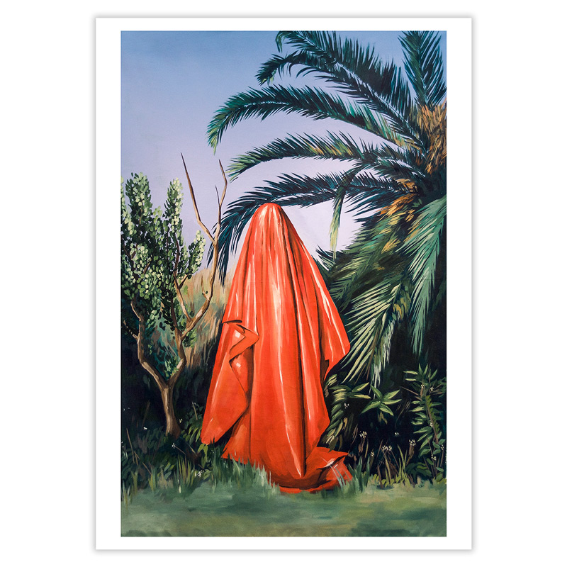 Peinture \'Toile Rouge\' : Les Furies, Impression Fine Art - Ornella Pocetti