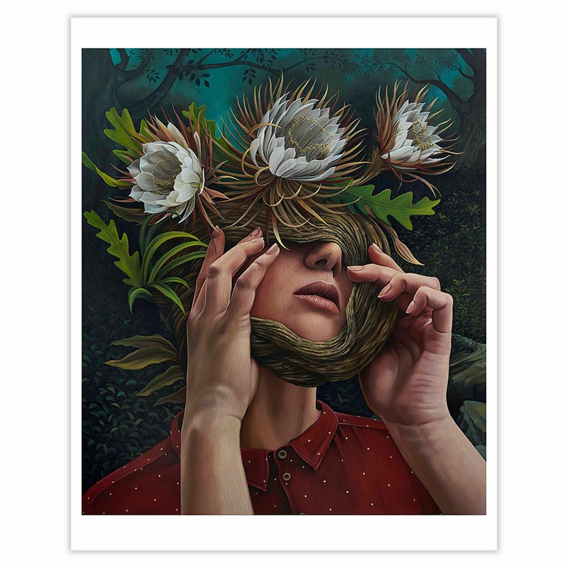 Peinture \'El Secreto de las Flores\', Impression Fine Art - Alejandro Pasquale