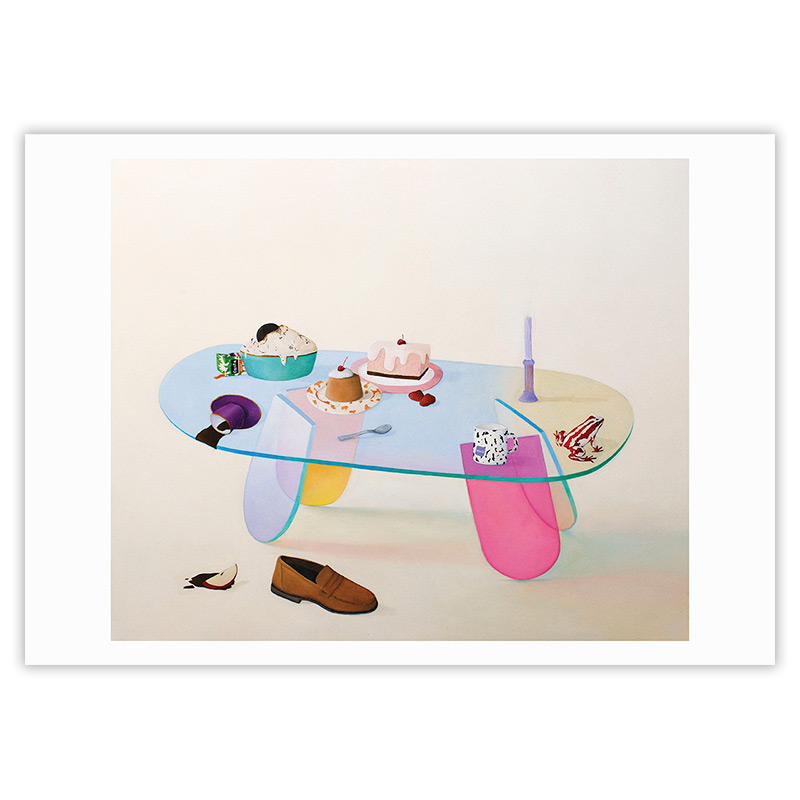 Peinture \'La Distancia entre el Hecho y la Percepción se Convierte en un Abismo\', Impression Fine Art - Fernanda Kusel