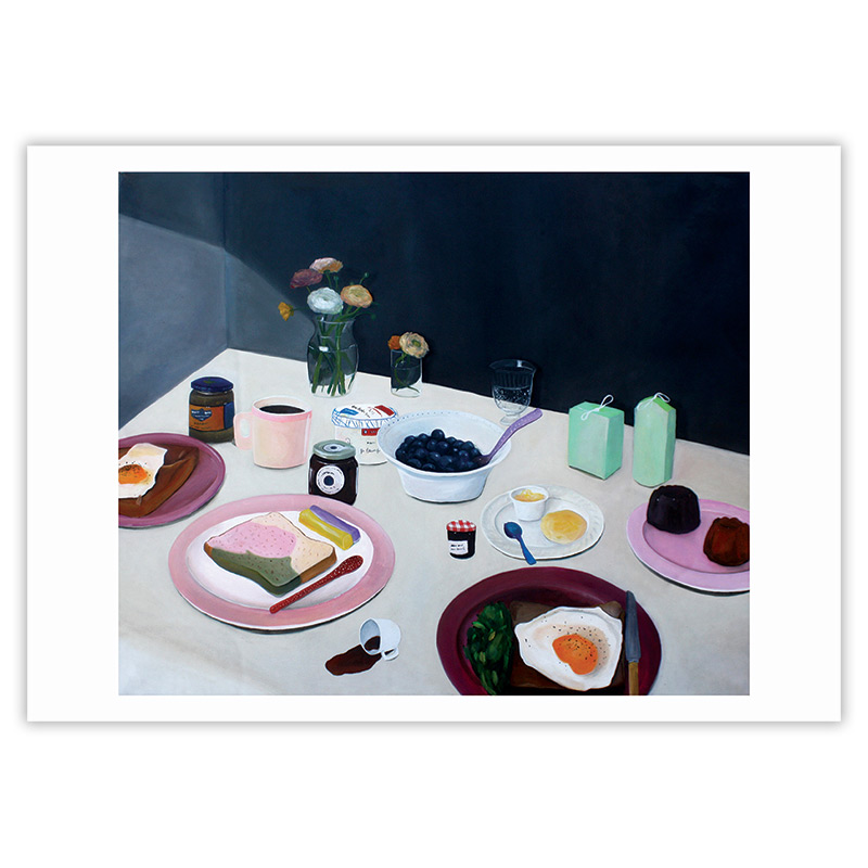 Fernanda-Kusel-Peinture-Mesa-de-Desayuno-Reproduction-Hahnemuhle-Quorum-KUF011